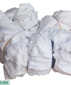 Giẻ lau cotton trắng