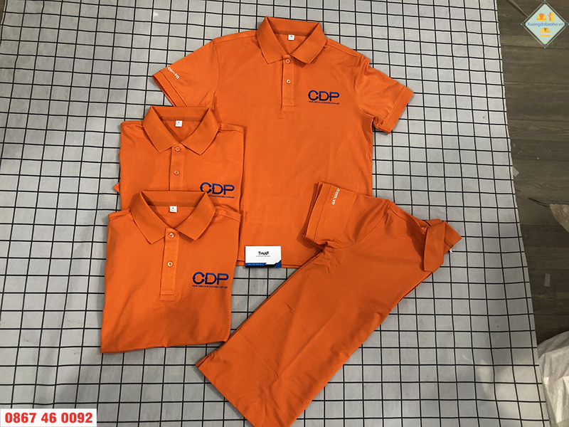 Áo Polo in logo CDP