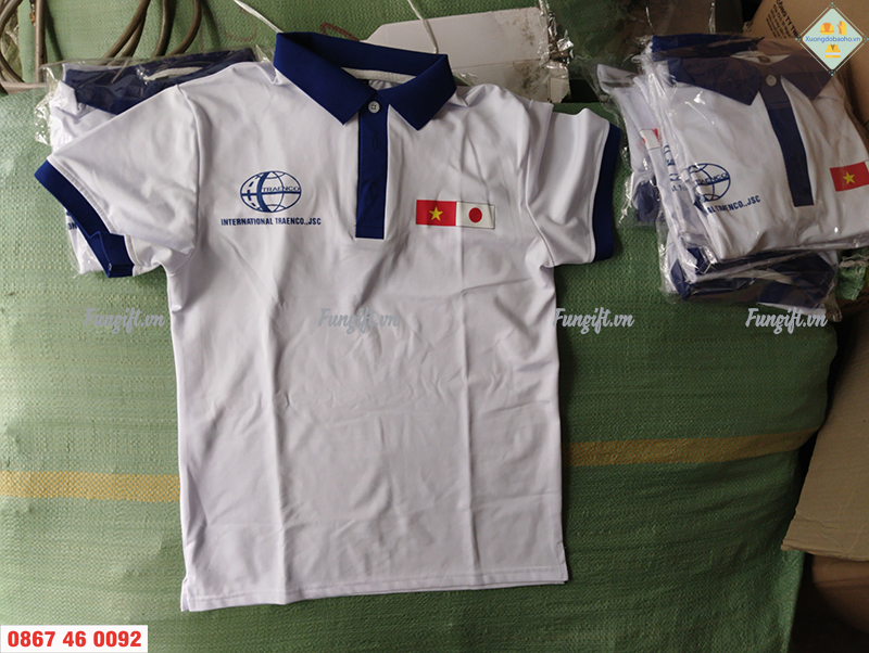 Mẫu logo in lên áo polo chất lượng